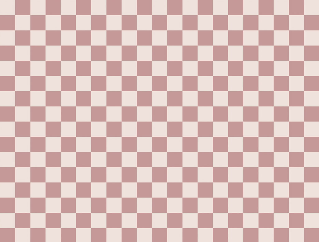 Checkered pattern with pink squares Checkered pattern with pink squares