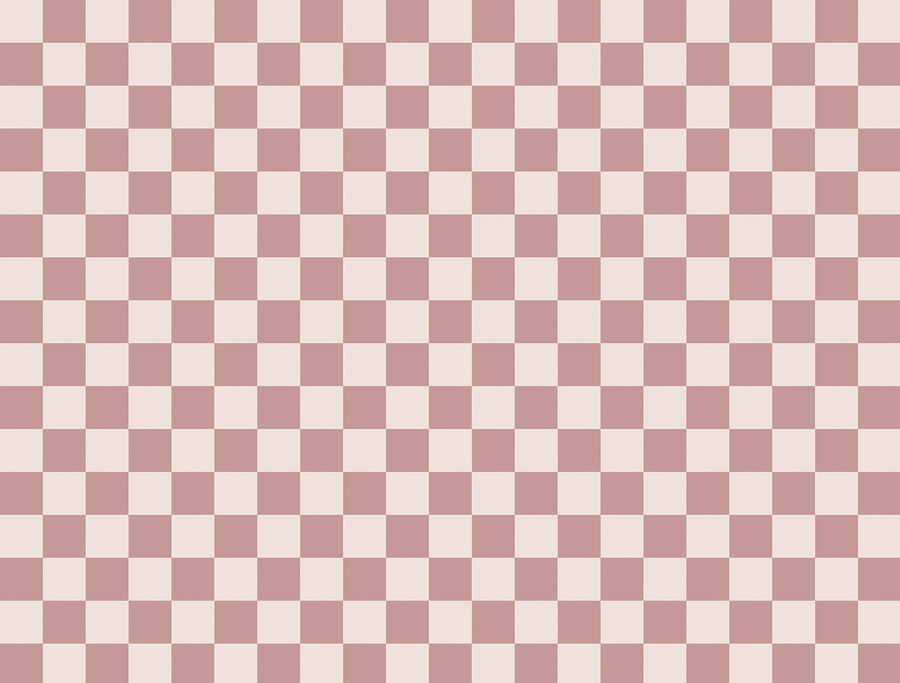 Checkered pattern with pink squares