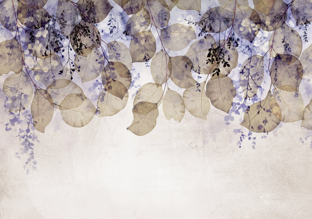 Delicate leaves in soft hues Delicate leaves in soft hues