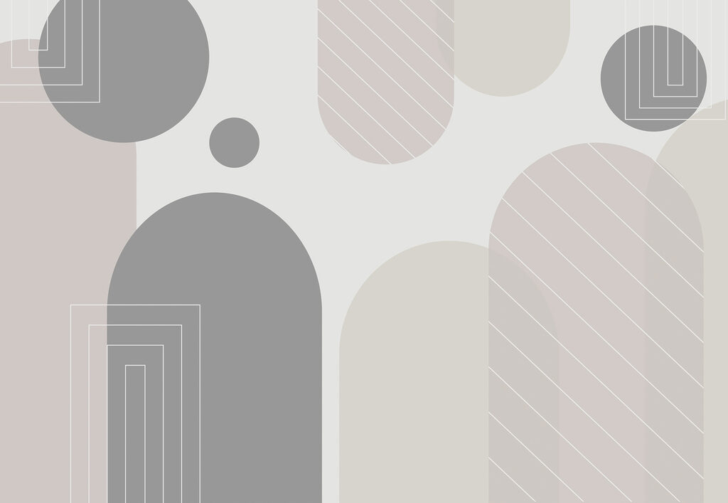 Abstract shapes in soft tones
