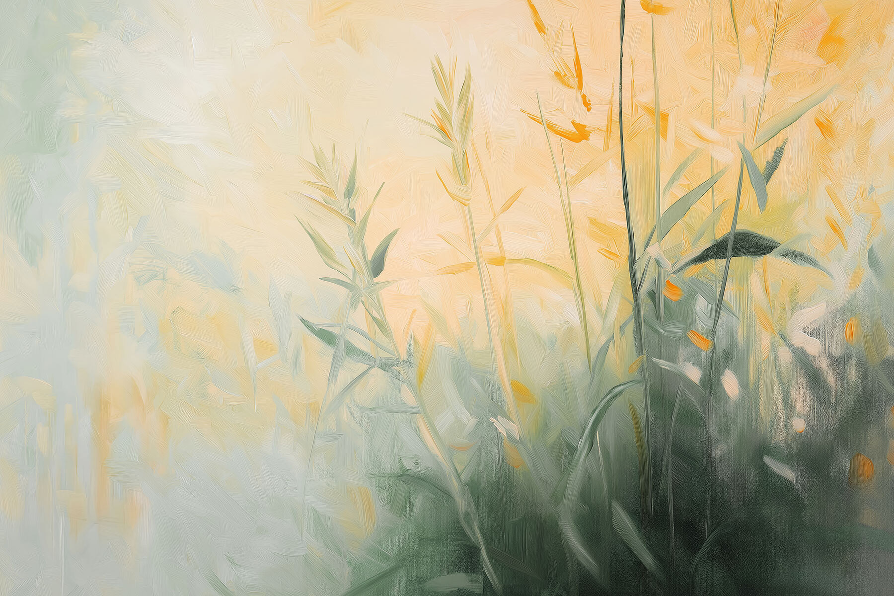 Painting of plants and flowers Painting of plants and flowers