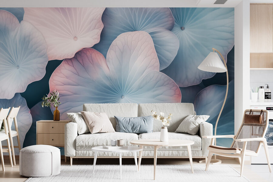 Delicate petals in soft hues