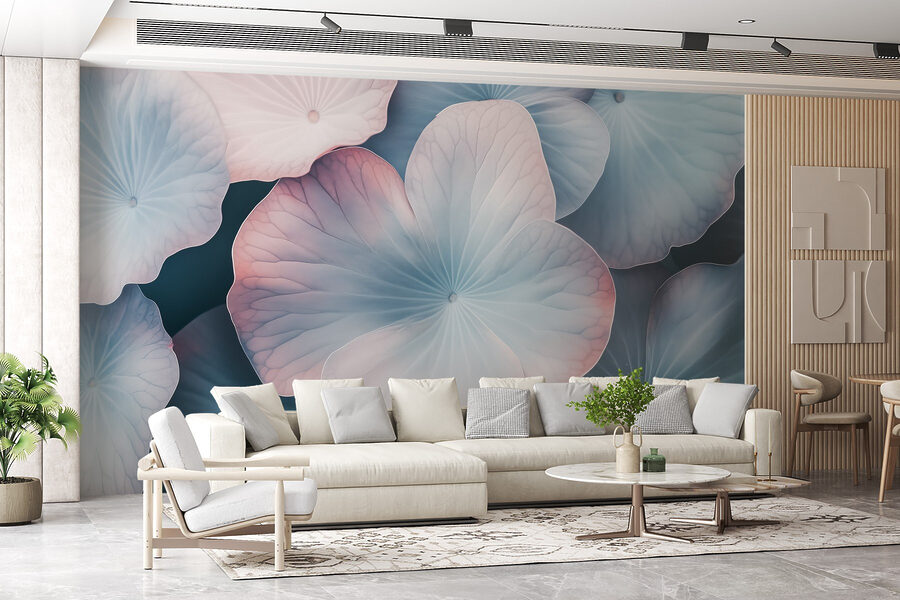 Delicate petals in soft hues