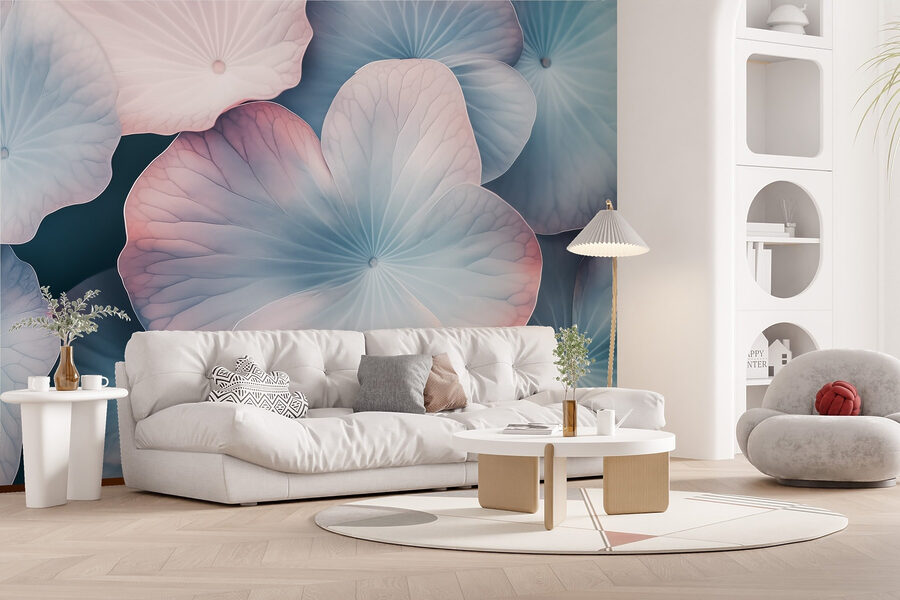 Delicate petals in soft hues