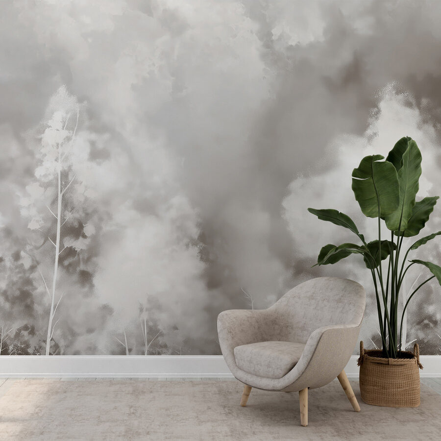Smoke and smoke in the sky