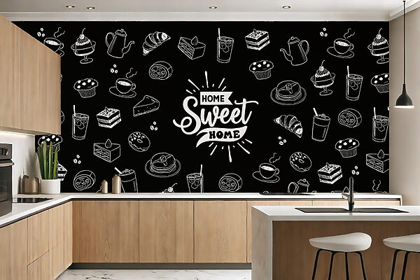 Black and white image of food Black and white image of food