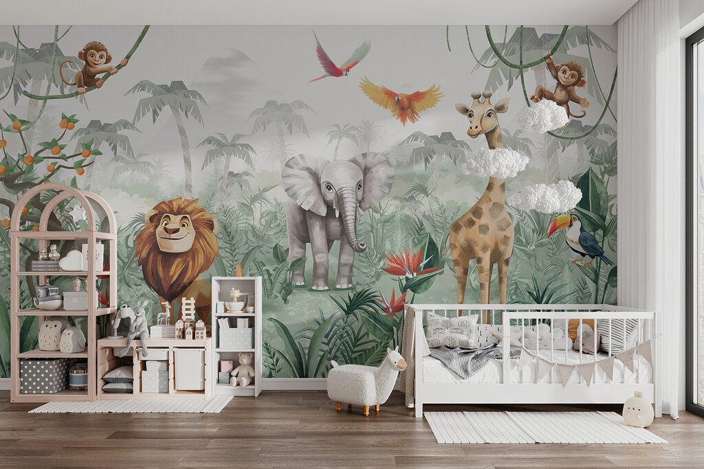 Group of animals in a jungle w02440pir85r 1024x683 - Group of animals in a jungle