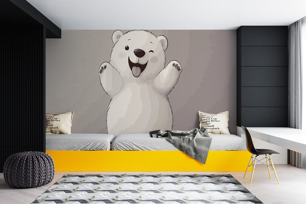 Cartoon of a polar bear Cartoon of a polar bear