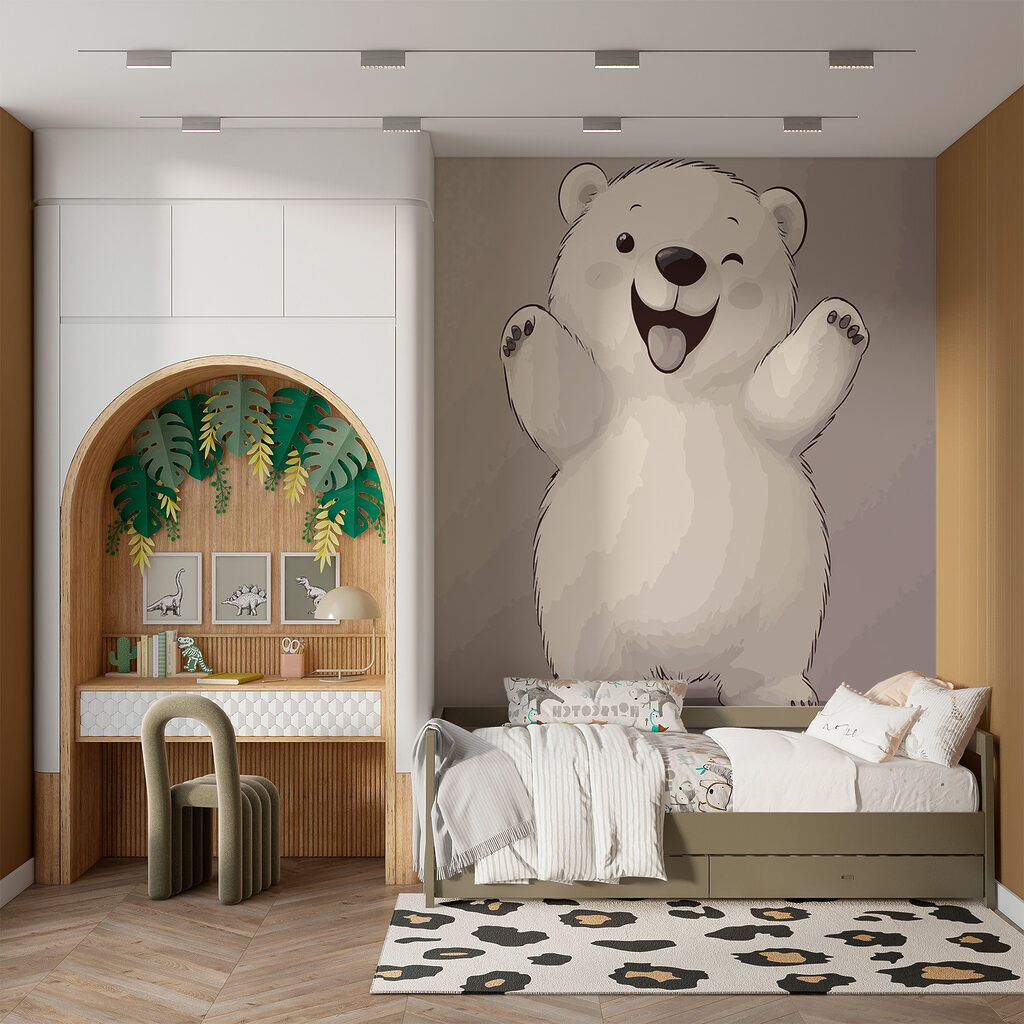 Cartoon of a polar bear Cartoon of a polar bear