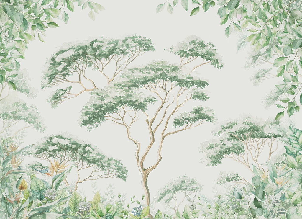 Painting of trees and plants Painting of trees and plants