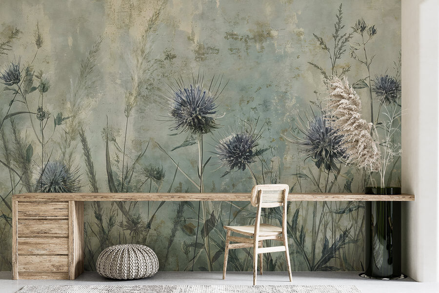 Wall murals Painting of flowers and plants - Image 6
