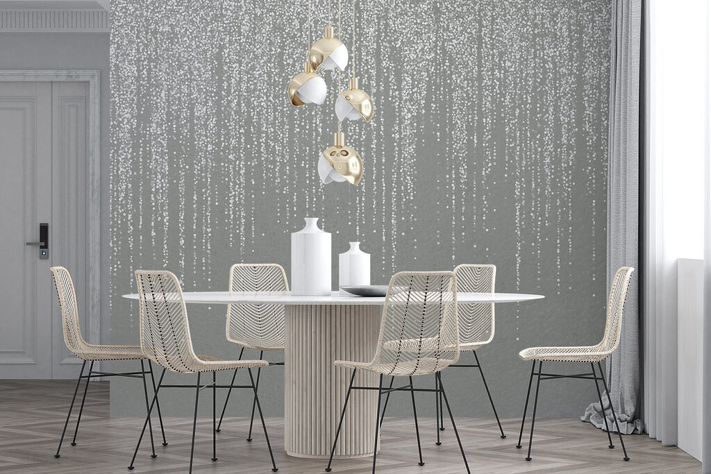 White specks from a grey surface