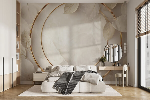 Elegant arrangement of soft leaves Elegant arrangement of soft leaves