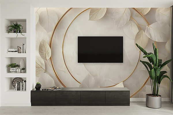 Elegant arrangement of soft leaves Elegant arrangement of soft leaves