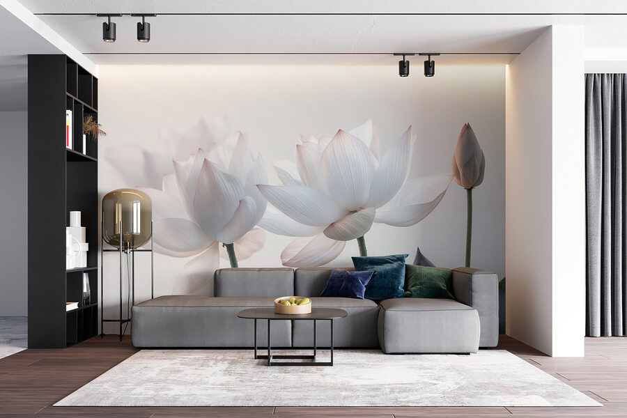 Delicate blooms in soft hues