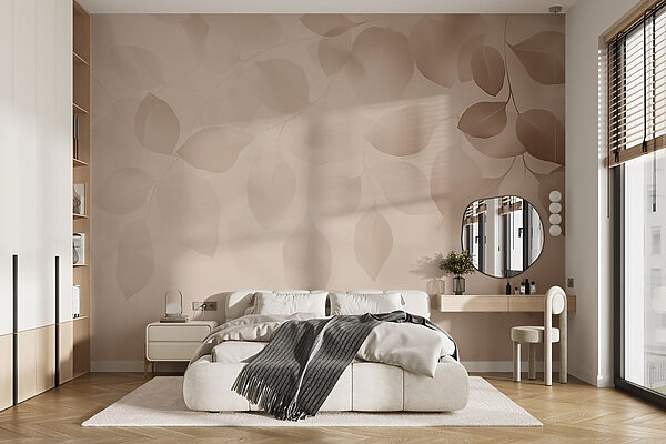 Gentle leaves in soft hues Gentle leaves in soft hues