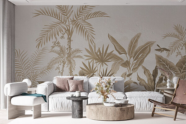 Wallpaper with plants and leaves Wallpaper with plants and leaves