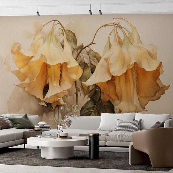 Delicate blooms in warm hues Delicate blooms in warm hues