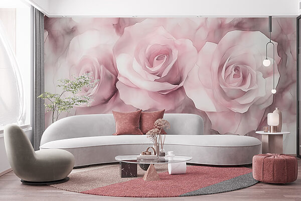 Group of pink roses Group of pink roses