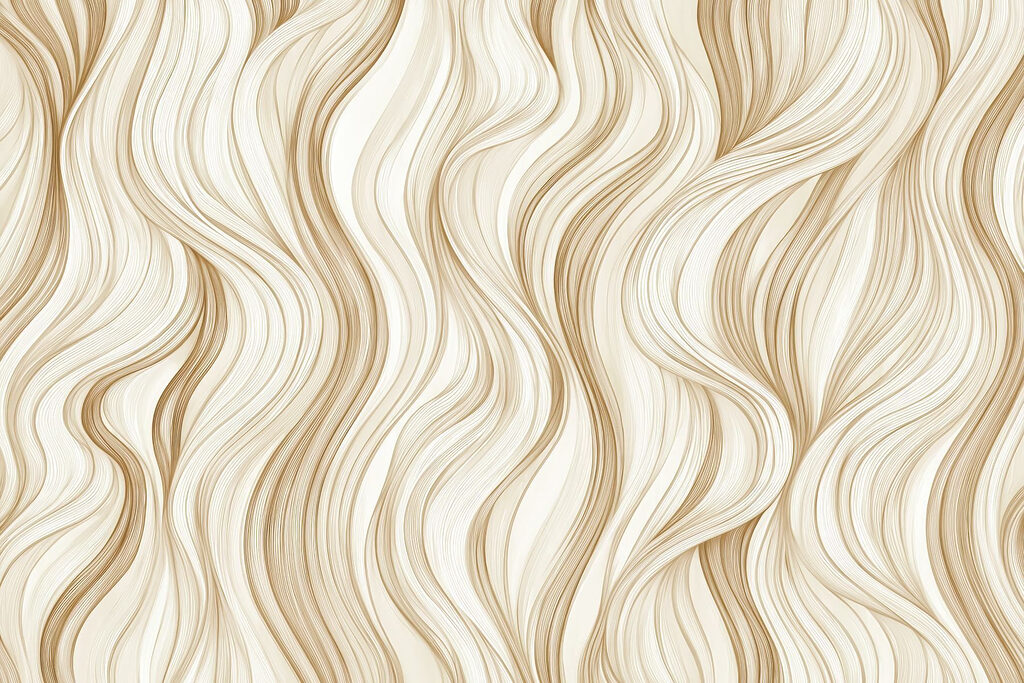 White and brown wavy pattern