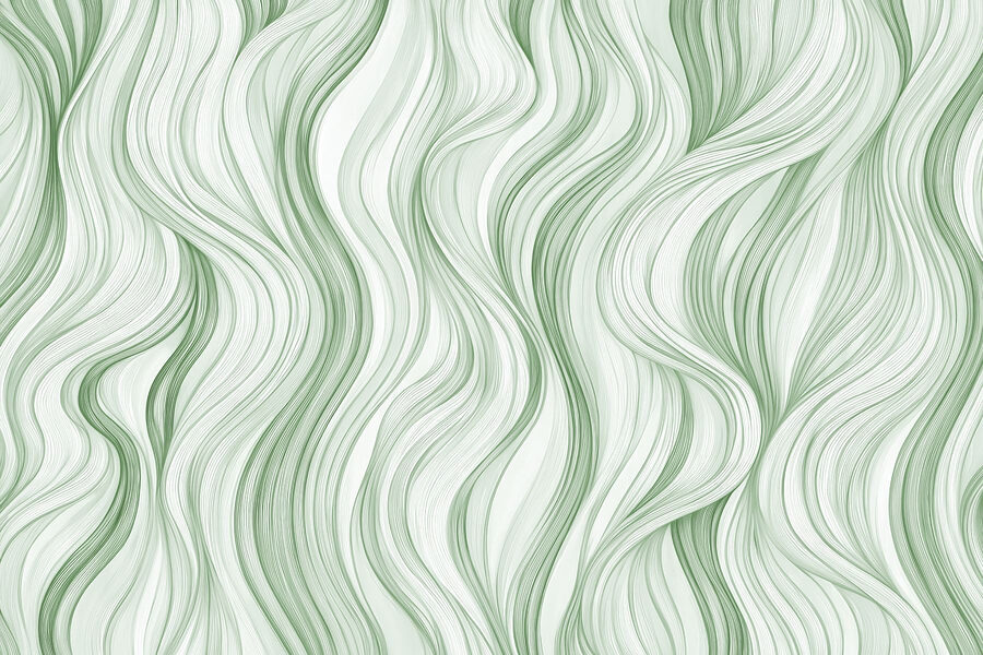 Green and white wavy pattern