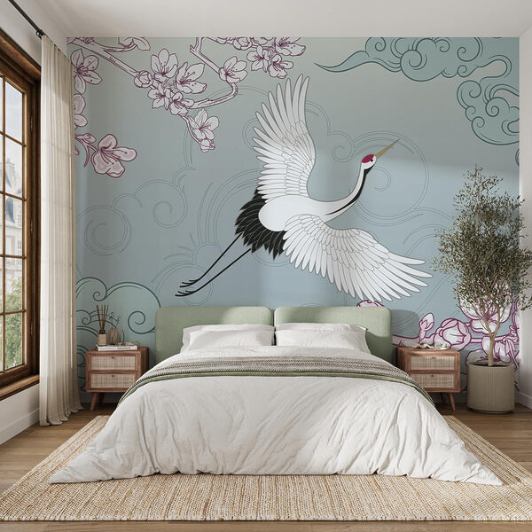 Wall murals Bird flying in the air (SKU: w02540) Wall murals Wall murals Bird flying in the air (SKU: w02540)