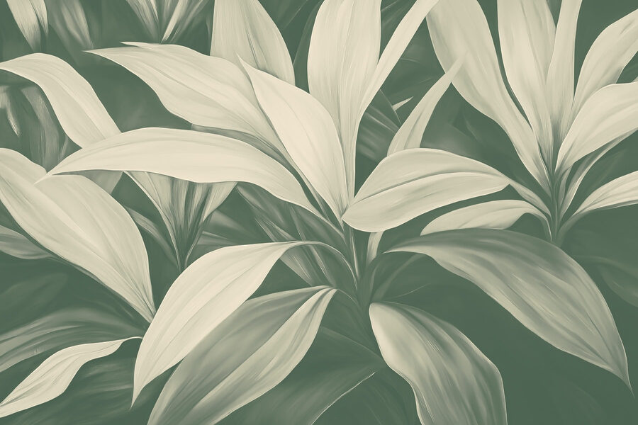 Soft leaves in gentle harmony.