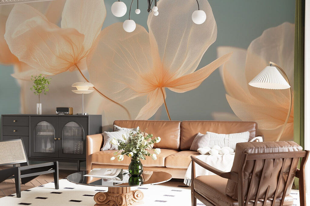 Delicate petals in soft hues