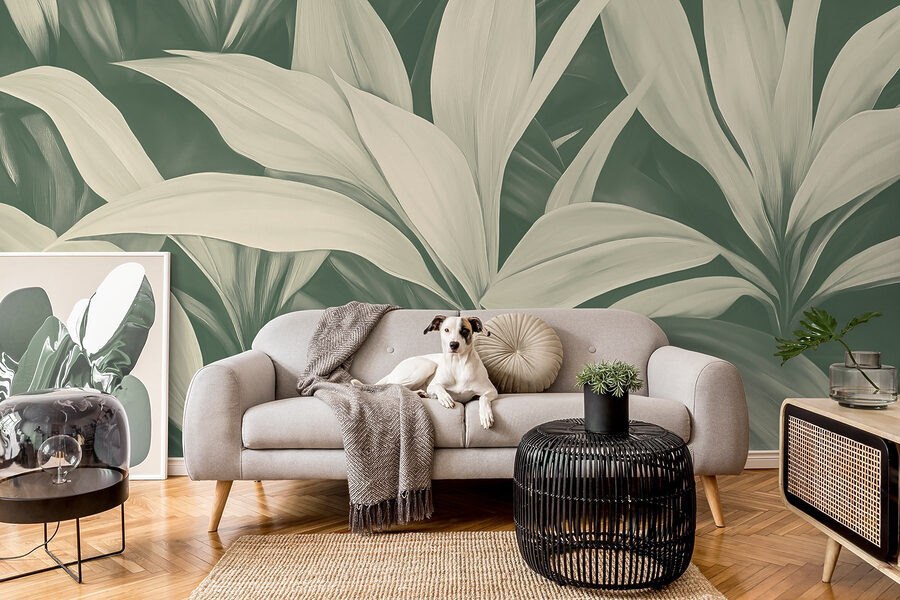 Soft leaves in gentle harmony.