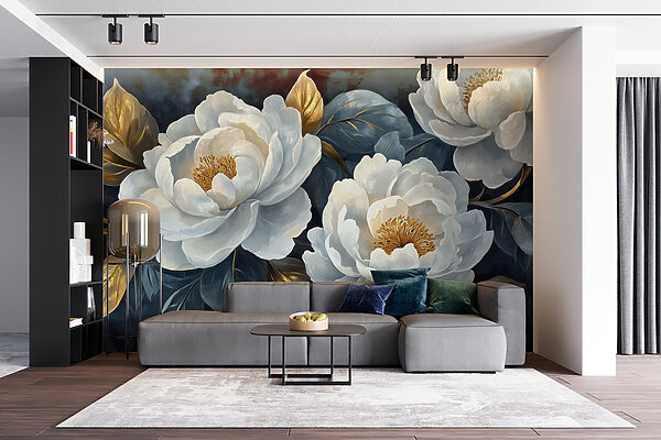 Elegant blooms against dark background. Elegant blooms against dark background.