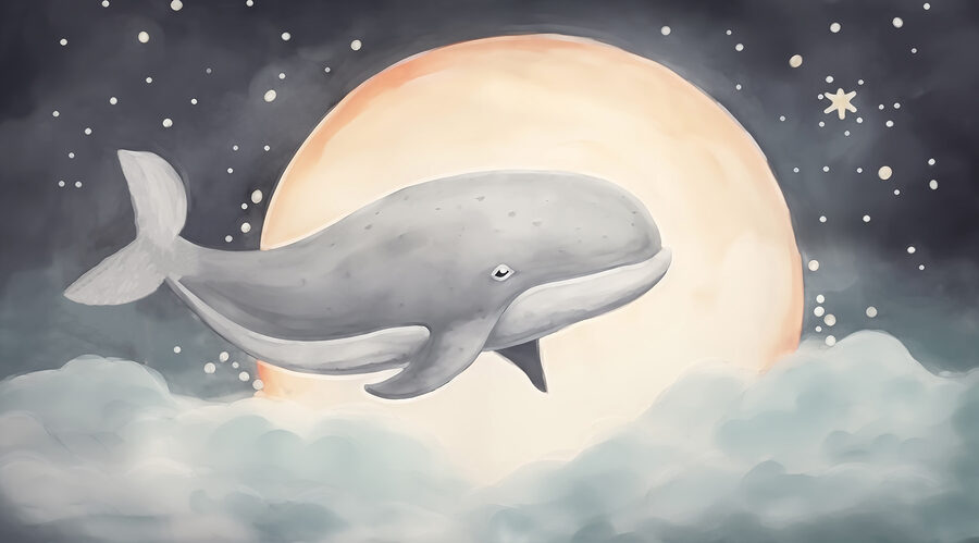 Whale in the sky