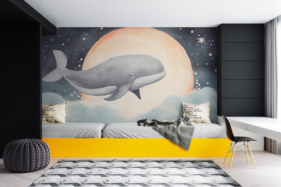 Whale in the sky