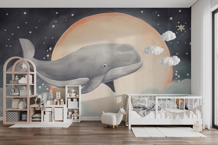 Whale in the sky