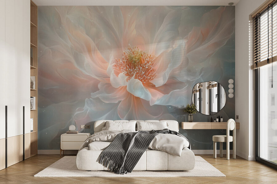 Delicate petals in soft hues