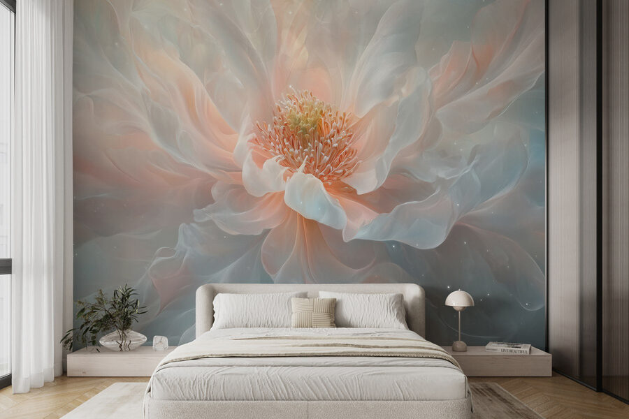 Delicate petals in soft hues