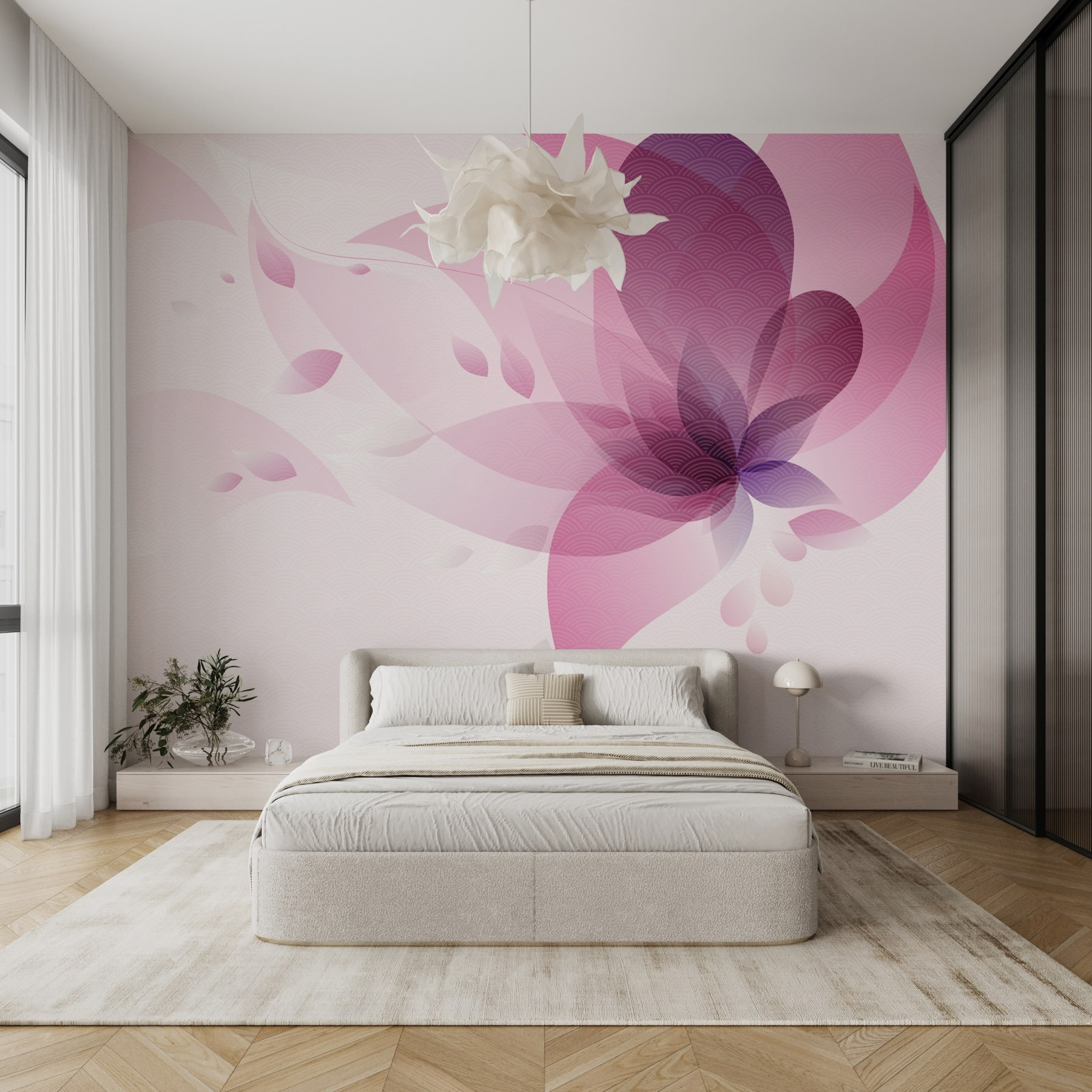 Pink and purple flower