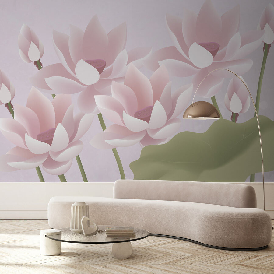Group of pink flowers