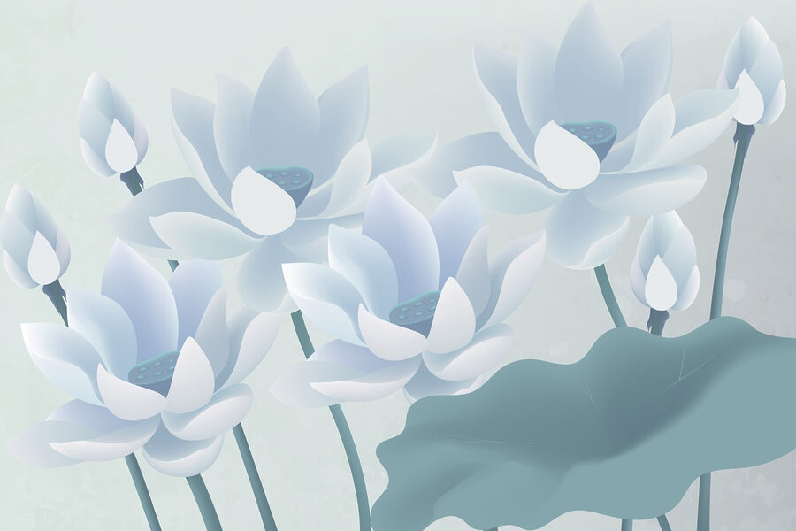 Group of white flowers