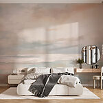 Wall murals Painting of a cloudy sky