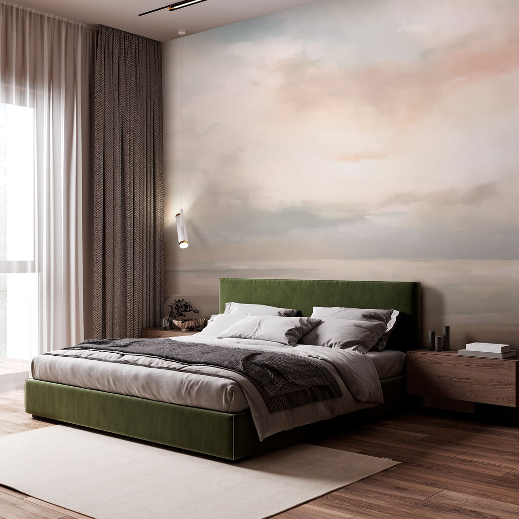 Painting of a cloudy sky Painting of a cloudy sky