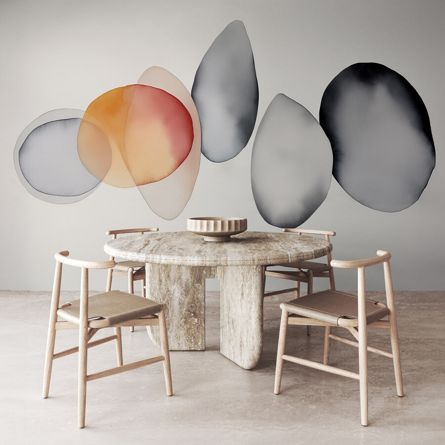 Group of transparent circles