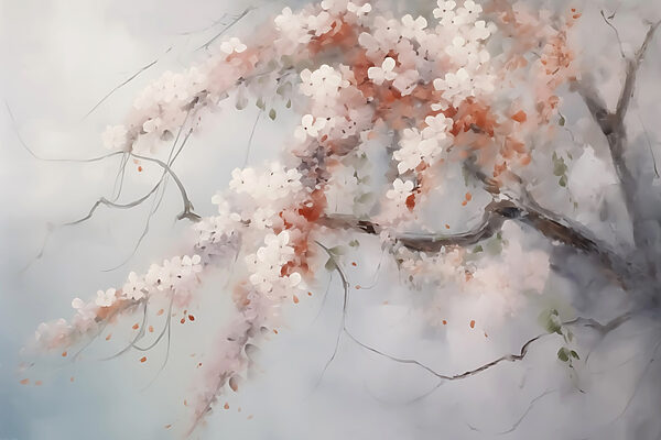 Tree with white flowers Tree with white flowers