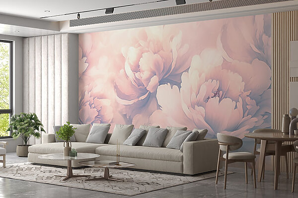 Wall murals Soft petals in gentle hues (SKU: w02603v1) Wall murals Wall murals Soft petals in gentle hues (SKU: w02603v1)
