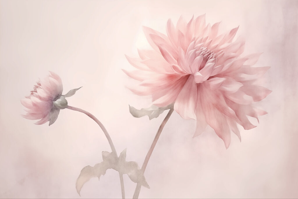 Soft petals in gentle hues Soft petals in gentle hues