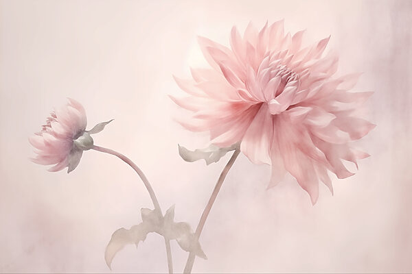 Soft petals in gentle hues Soft petals in gentle hues