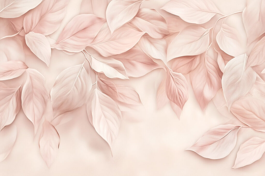 Delicate leaves in soft hues Delicate leaves in soft hues