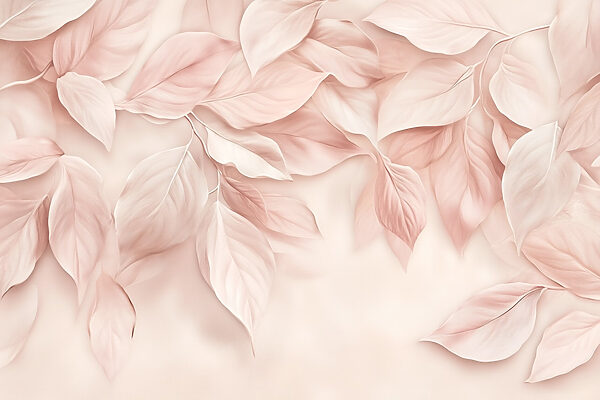 Delicate leaves in soft hues Delicate leaves in soft hues
