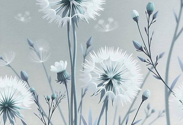 Delicate blooms in soft hues. Delicate blooms in soft hues.