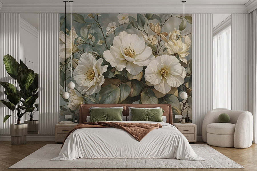 Delicate blooms against a soft backdrop Delicate blooms against a soft backdrop