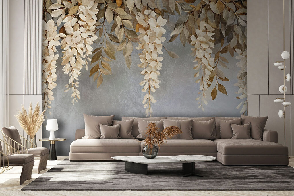 Delicate leaves cascade beautifully down